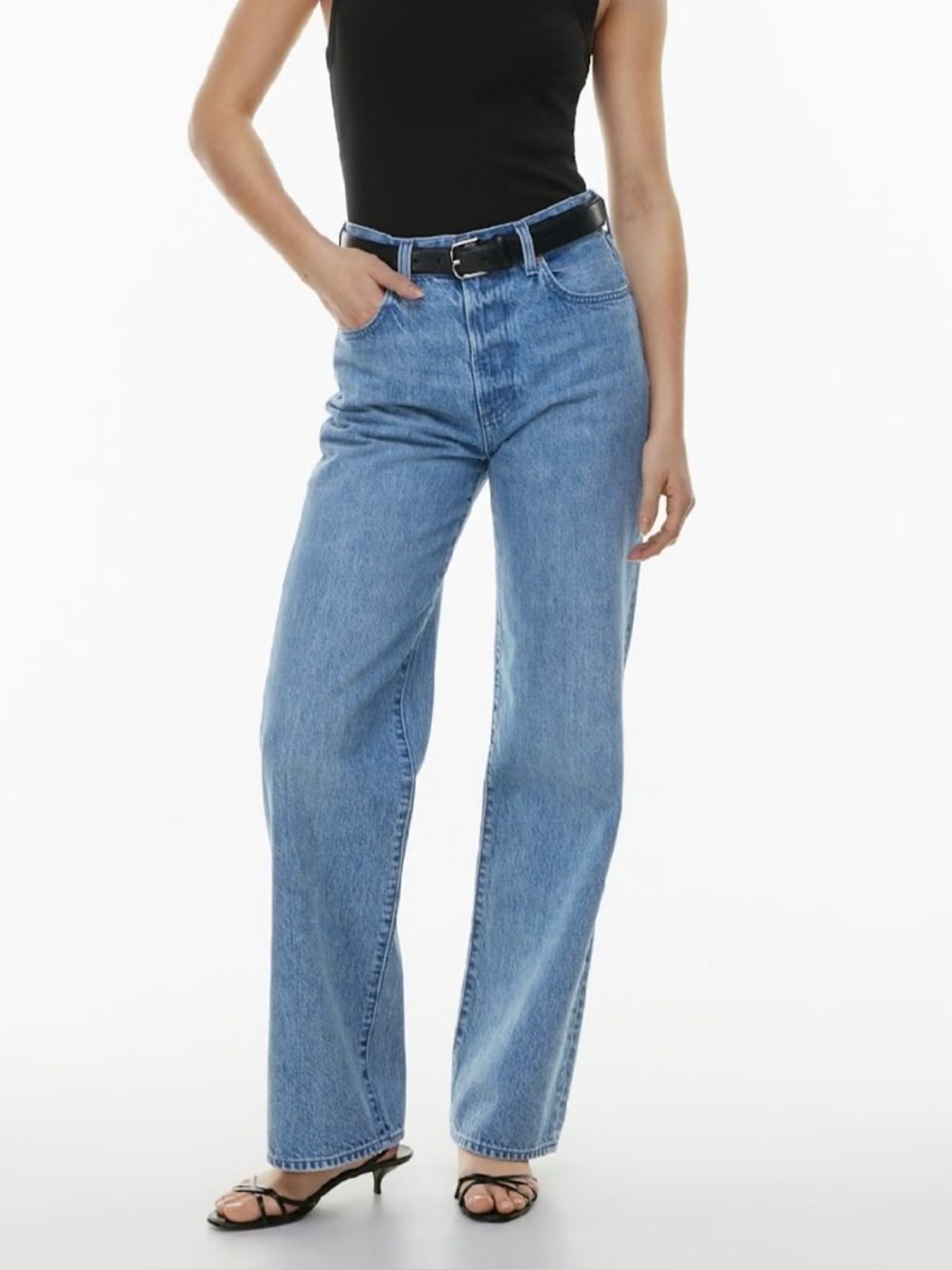 Aritizia denim forum THE FARRAH HI-RISE WIDE jeans size 25